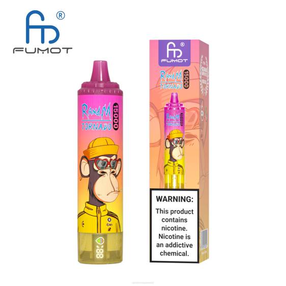 Fumot RandM Tornado 15000 vape seade aku ja ejuice ekraaniga versioon 1 2X4T23 RandM tornado eesti ananassi jää