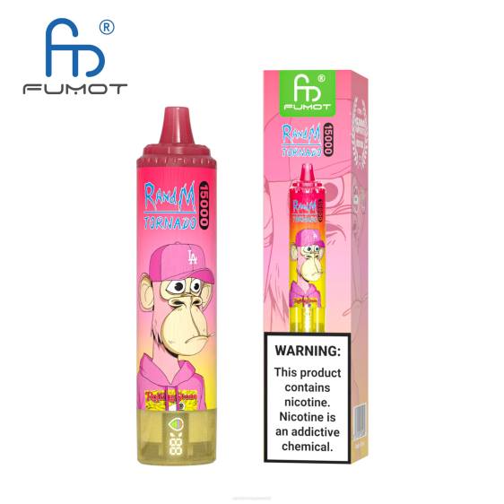 Fumot RandM Tornado 15000 vape seade aku ja ejuice ekraaniga versioon 1 2X4T23 RandM tornado eesti ananassi jää