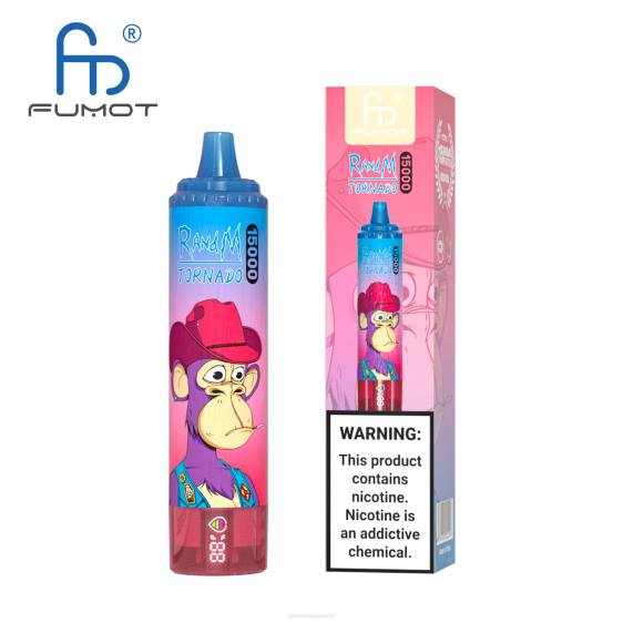 Fumot RandM Tornado 15000 vape seade aku ja ejuice ekraaniga versioon 1 2X4T23 RandM tornado eesti ananassi jää
