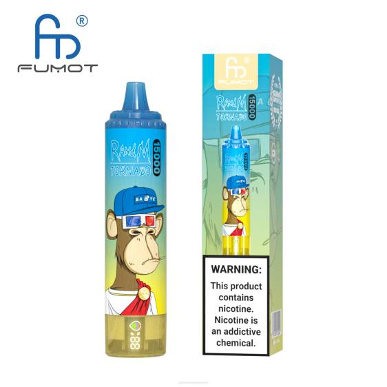 Fumot RandM Tornado 15000 vape seade aku ja ejuice ekraaniga versioon 1 2X4T23 RandM tornado eesti ananassi jää