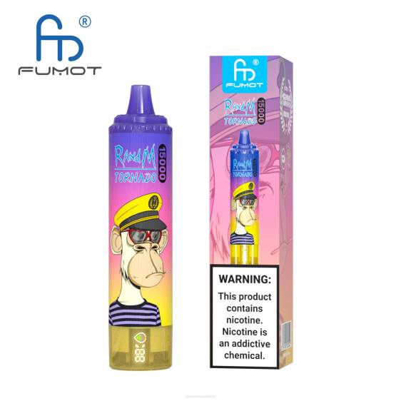 Fumot RandM Tornado 15000 vape seade aku ja ejuice ekraaniga versioon 1 2X4T23 RandM tornado eesti ananassi jää
