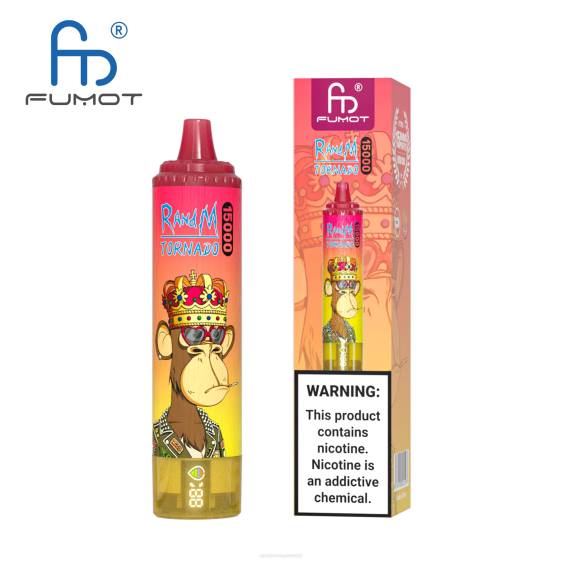 Fumot RandM Tornado 15000 vape seade aku ja ejuice ekraaniga versioon 1 2X4T23 RandM tornado eesti ananassi jää