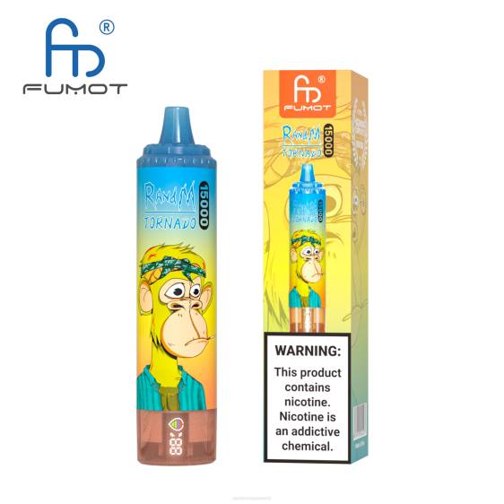 Fumot RandM Tornado 15000 vape seade aku ja ejuice ekraaniga versioon 1 2X4T23 RandM tornado eesti ananassi jää