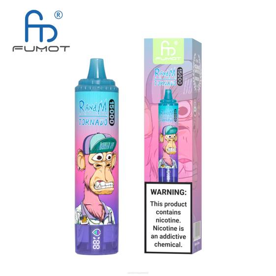 Fumot RandM Tornado 15000 vape seade aku ja ejuice ekraaniga versioon 1 2X4T23 RandM tornado eesti ananassi jää