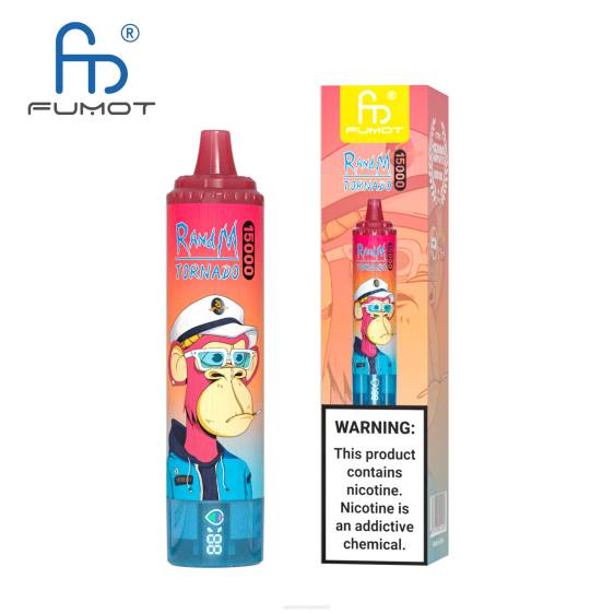 Fumot RandM Tornado 15000 vape seade aku ja ejuice ekraaniga versioon 1 2X4T23 RandM tornado eesti ananassi jää