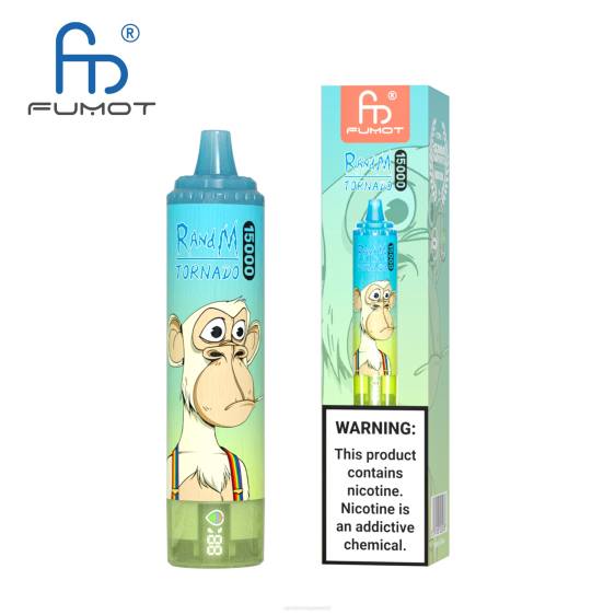 Fumot RandM Tornado 15000 vape seade aku ja ejuice ekraaniga versioon 1 2X4T23 RandM tornado eesti ananassi jää
